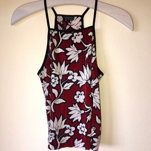 Topshop Floral Tank Top